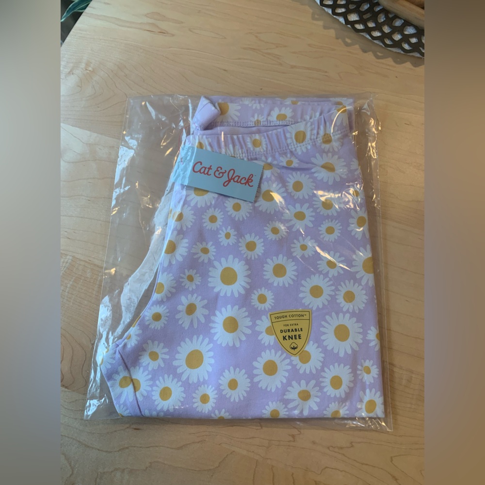 THREE PAIRS - Cat & Jack Lilac Floral Girls XL 14/16 - Picture 6 of 6